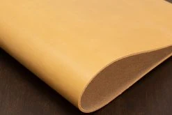 Conceria La Perla Azzurra Vacchetta, Natural Leather