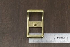 District Leather Supply Japanese Brass Conway Buckle Hardware