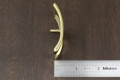 District Leather Supply Japanese Brass Conway Buckle Hardware