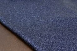 District Leather Supply Crinkle Metallic Lamb, Navy (Italy)