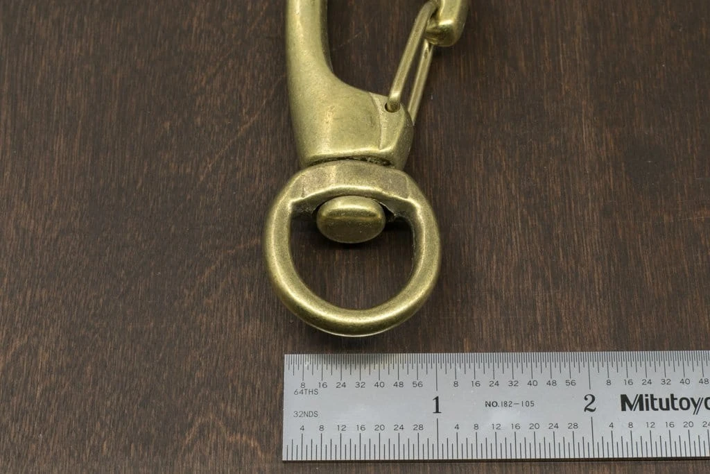 District Leather Supply Hardware Japanese Brass Swivel Clip Snap 8 District Leather Supply Hardware Japanese Brass Swivel Clip Snap