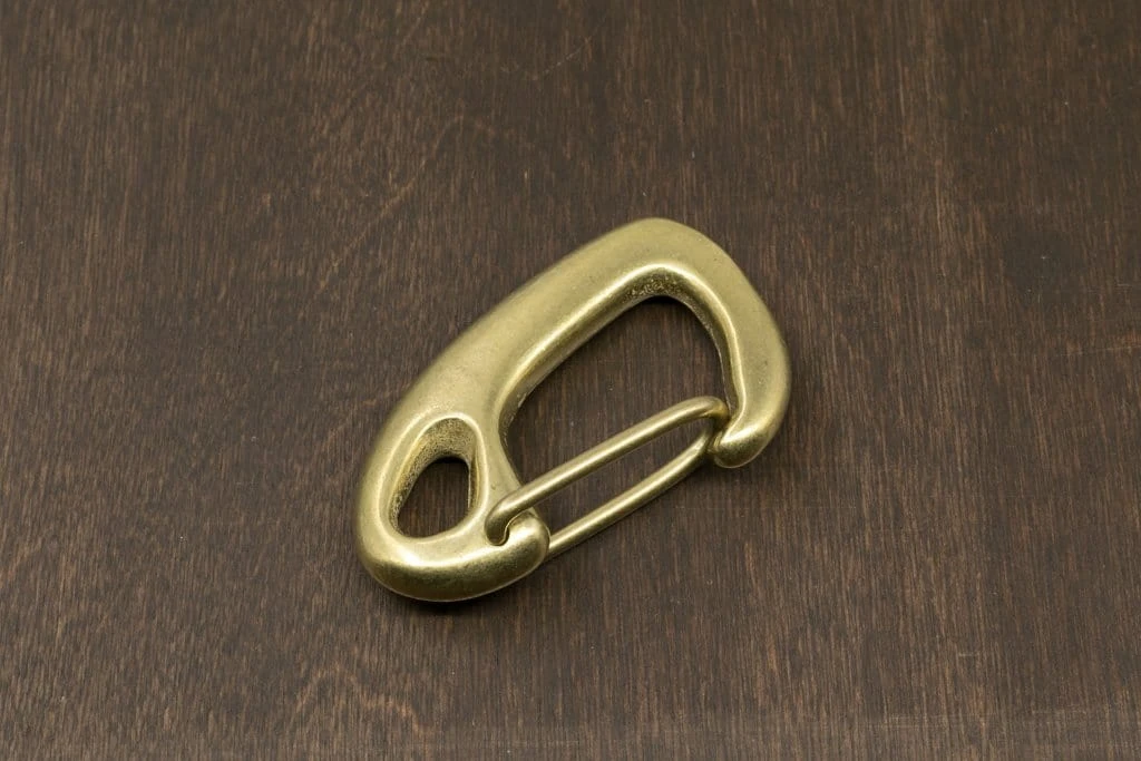 District Leather Supply Japanese Brass Carabiner 3 District Leather Supply Japanese Brass Carabiner