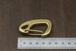 District Leather Supply Japanese Brass Carabiner 9 District Leather Supply Japanese Brass Carabiner