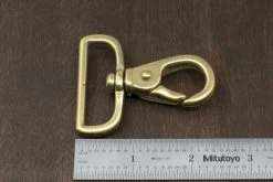 District Leather Supply Japanese Brass Swivel Lever Snap