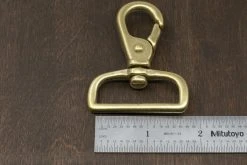 District Leather Supply Japanese Brass Swivel Lever Snap