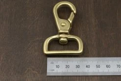 District Leather Supply Japanese Brass Swivel Lever Snap
