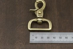 District Leather Supply Hardware Japanese Brass Swivel Snap Trigger Clip 13 District Leather Supply Hardware Japanese Brass Swivel Snap Trigger Clip
