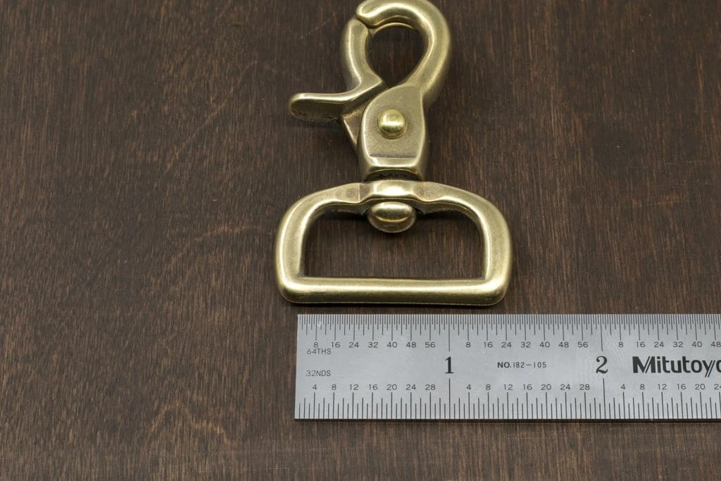 District Leather Supply Hardware Japanese Brass Swivel Snap Trigger Clip 4 District Leather Supply Hardware Japanese Brass Swivel Snap Trigger Clip