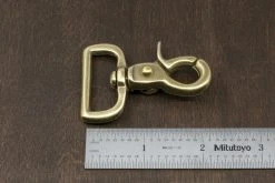 District Leather Supply Hardware Japanese Brass Swivel Snap Trigger Clip 14 District Leather Supply Hardware Japanese Brass Swivel Snap Trigger Clip