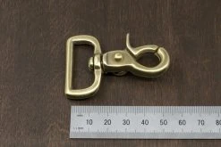 District Leather Supply Hardware Japanese Brass Swivel Snap Trigger Clip 15 District Leather Supply Hardware Japanese Brass Swivel Snap Trigger Clip