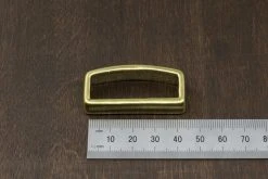 District Leather Supply Hardware Japanese Brass Strap Keep 11 District Leather Supply Hardware Japanese Brass Strap Keep