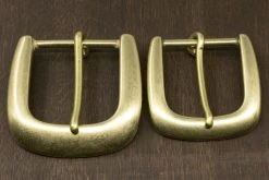 District Leather Supply Japanese Brass Heel Bar Buckle (Wide) Hardware
