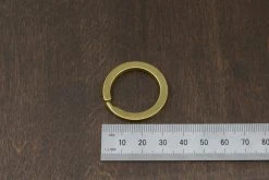 District Leather Supply Japanese Brass Flat Split Key Ring Best Sellers