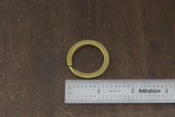 District Leather Supply Japanese Brass Flat Split Key Ring Best Sellers