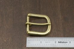 District Leather Supply Japanese Brass Heel Bar Buckle Hardware
