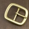 District Leather Supply Hardware Japanese Brass Center Bar Buckle