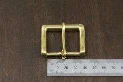 District Leather Supply Hardware Japanese Brass Heel Bar Roller Buckle 11 District Leather Supply Hardware Japanese Brass Heel Bar Roller Buckle