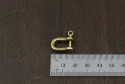 District Leather Supply Japanese Brass U-Shackle
