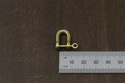 District Leather Supply Japanese Brass U-Shackle