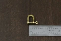 District Leather Supply Japanese Brass U-Shackle