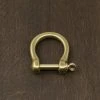 District Leather Supply Japanese Brass Shackle 1 District Leather Supply Japanese Brass Shackle