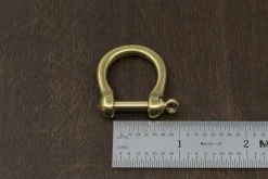 District Leather Supply Japanese Brass Shackle