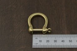 District Leather Supply Japanese Brass Shackle