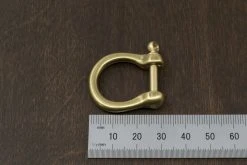 District Leather Supply Japanese Brass Shackle