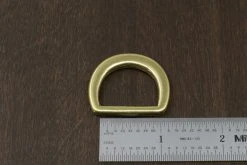 District Leather Supply Japanese Brass D-Ring (Wide)