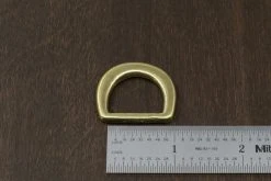 District Leather Supply Japanese Brass D-Ring (Wide)