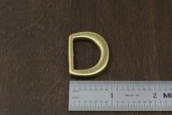 District Leather Supply Japanese Brass D-Ring (Wide)
