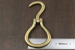 District Leather Supply Japanese Brass Hoof Pick Buckle