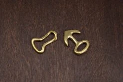 District Leather Supply Best Sellers Japanese Brass Anchor Clasp