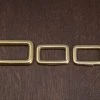 District Leather Supply Best Sellers Japanese Brass Rectangle Single Loop Slider