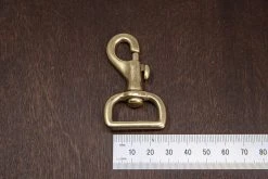 District Leather Supply Hardware Japanese Brass Swivel Bolt Snap 13 District Leather Supply Hardware Japanese Brass Swivel Bolt Snap