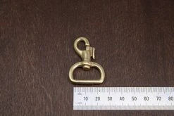 District Leather Supply Hardware Japanese Brass Swivel Bolt Snap 17 District Leather Supply Hardware Japanese Brass Swivel Bolt Snap