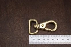 District Leather Supply Japanese Brass Swivel Lever Snap