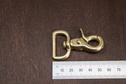 District Leather Supply Hardware Japanese Brass Swivel Snap Trigger Clip 19 District Leather Supply Hardware Japanese Brass Swivel Snap Trigger Clip