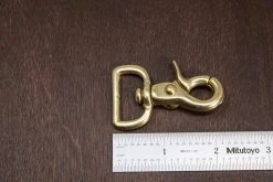 District Leather Supply Hardware Japanese Brass Swivel Snap Trigger Clip 18 District Leather Supply Hardware Japanese Brass Swivel Snap Trigger Clip