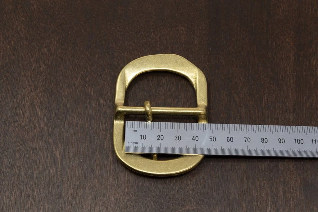 District Leather Supply Japanese Brass - Rustic Center Bar Buckle Hardware 7 District Leather Supply Japanese Brass - Rustic Center Bar Buckle Hardware