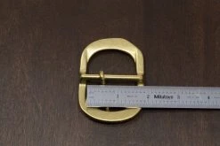 District Leather Supply Japanese Brass - Rustic Center Bar Buckle Hardware 10 District Leather Supply Japanese Brass - Rustic Center Bar Buckle Hardware