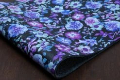 Conceria La Perla Azzurra Floral Print, Black