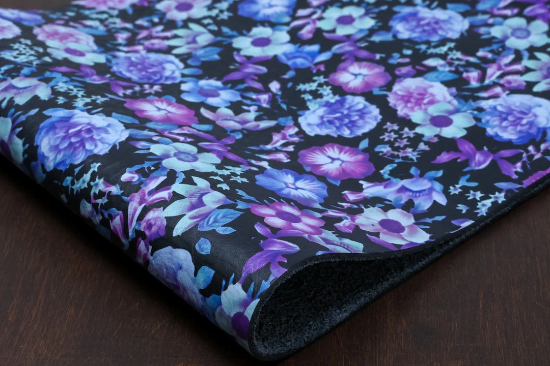 Conceria La Perla Azzurra Floral Print, Black Conceria La Perla Azzurra Floral Print, Black