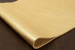 District Leather Supply Metallic Cowhide, Gold