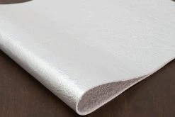 District Leather Supply Metallic Cowhide, Silver