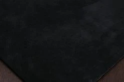 Leather Opera Derby Waxed Suede, Black