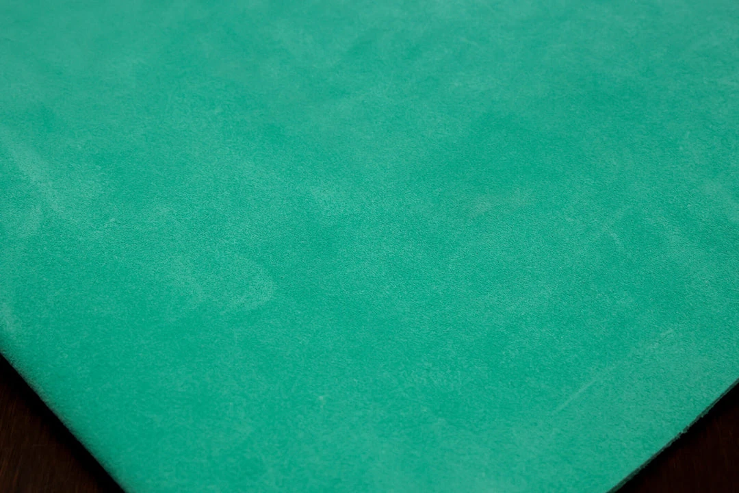 Opera Derby Waxed Suede, Turquoise Leather Opera Derby Waxed Suede, Turquoise Leather