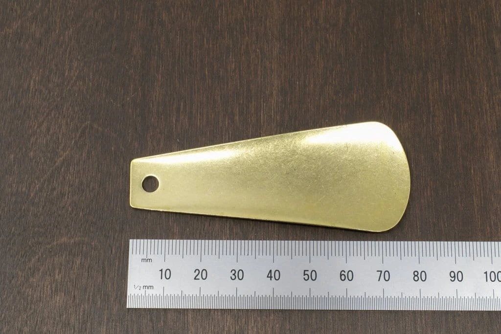 District Leather Supply Japanese Brass Shoe Horn Hardware 5 District Leather Supply Japanese Brass Shoe Horn Hardware
