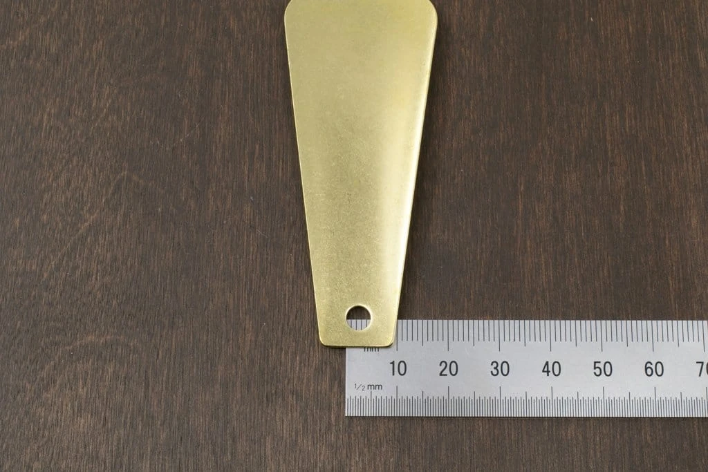 District Leather Supply Japanese Brass Shoe Horn Hardware 9 District Leather Supply Japanese Brass Shoe Horn Hardware