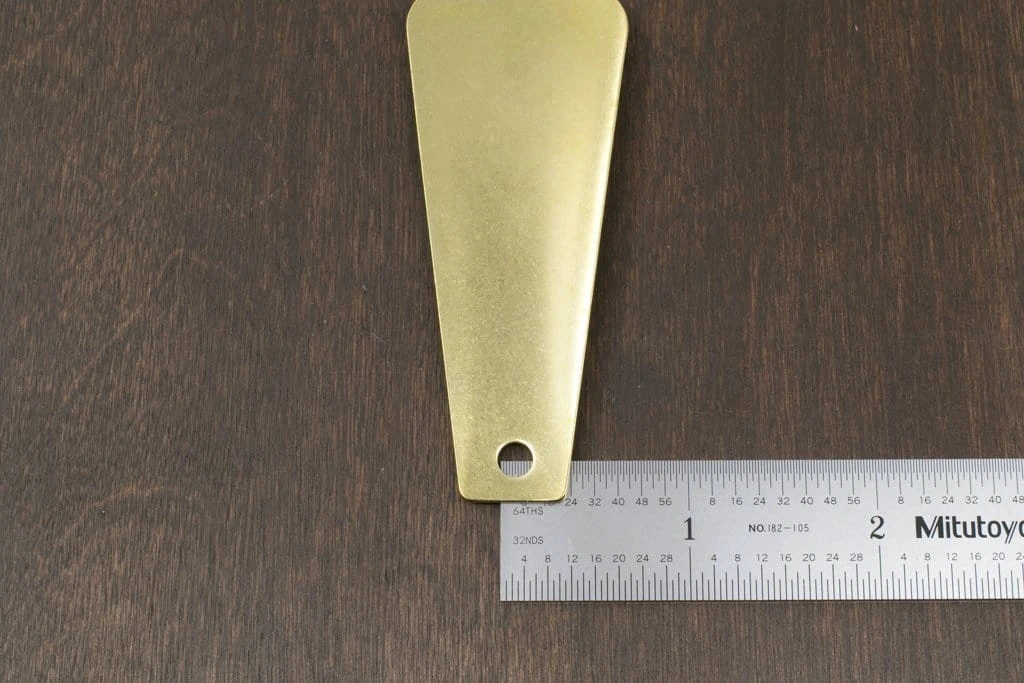 District Leather Supply Japanese Brass Shoe Horn Hardware 8 District Leather Supply Japanese Brass Shoe Horn Hardware